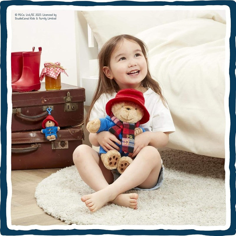 Paddington Bear Teddy Plush Large Cuddly Rainbow Designs Scarf Premium Gift Toy