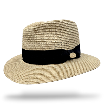 Bullantic Summer Paper Straw Fedora Hat