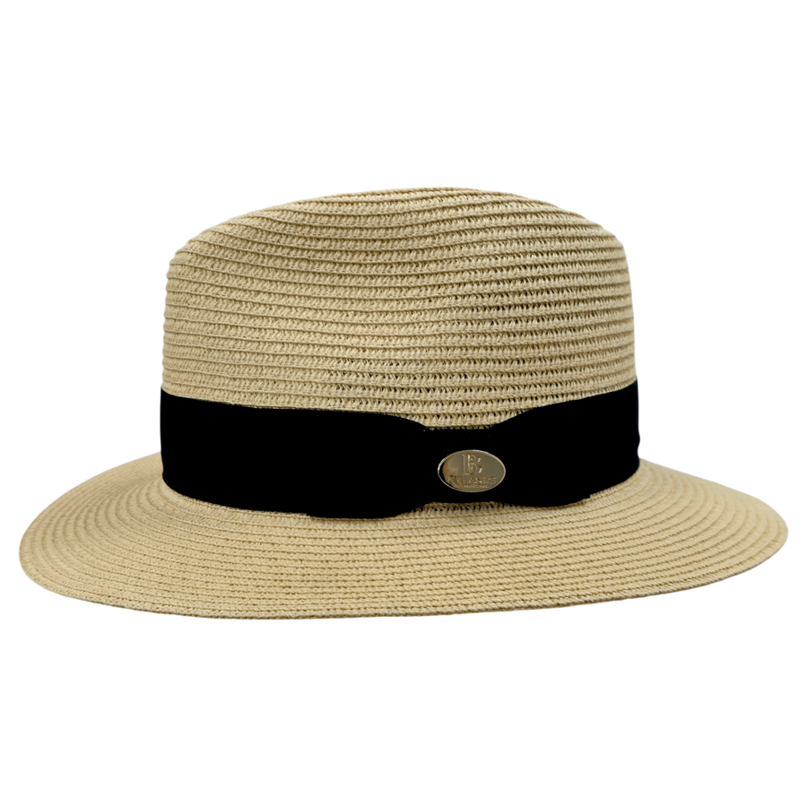 Bullantic Summer Paper Straw Fedora Hat