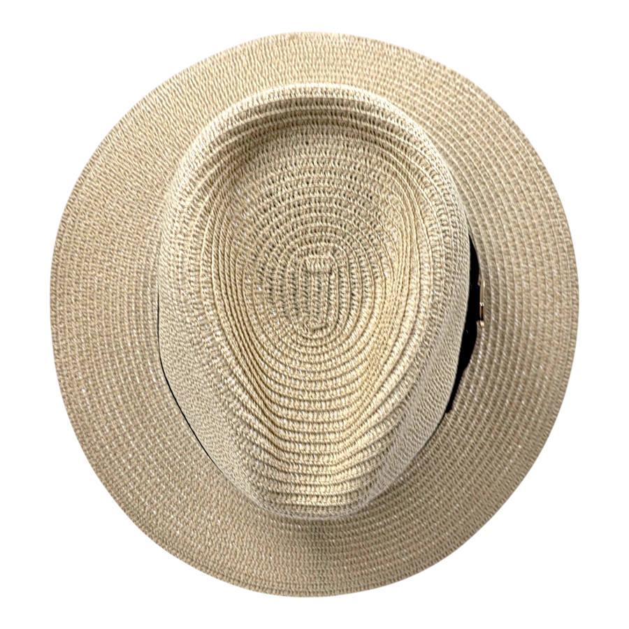 Bullantic Summer Paper Straw Fedora Hat