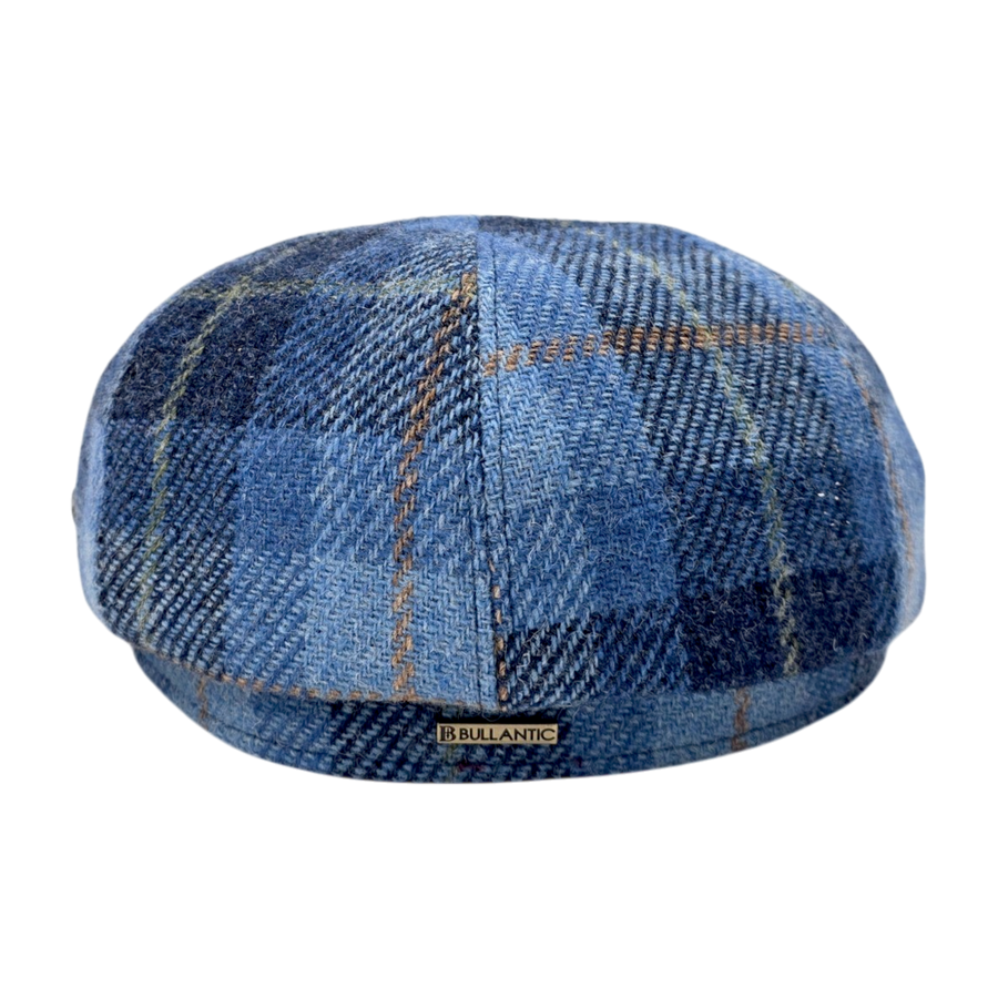 Luskentyre Harris Tweed Newsboy Cap – Blue
