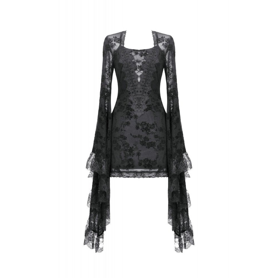 Dark In Love Minerva Bell Sleeve Lace Dress