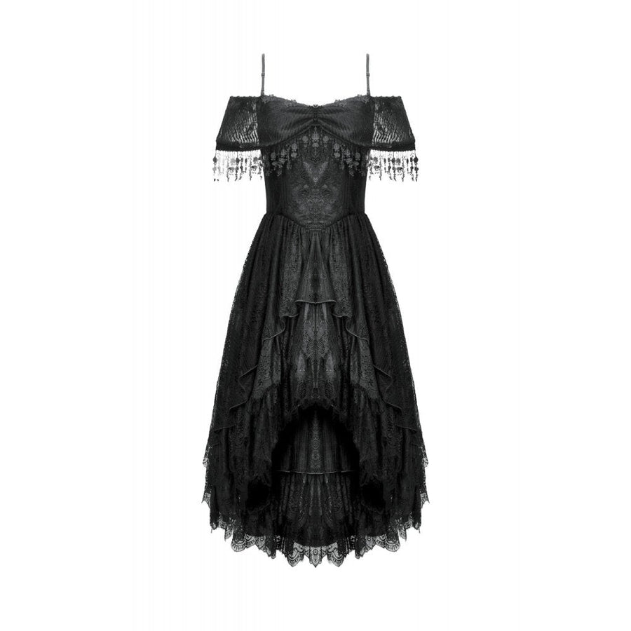 Dark in Love Soraya Gothic Lace High-Low Dress