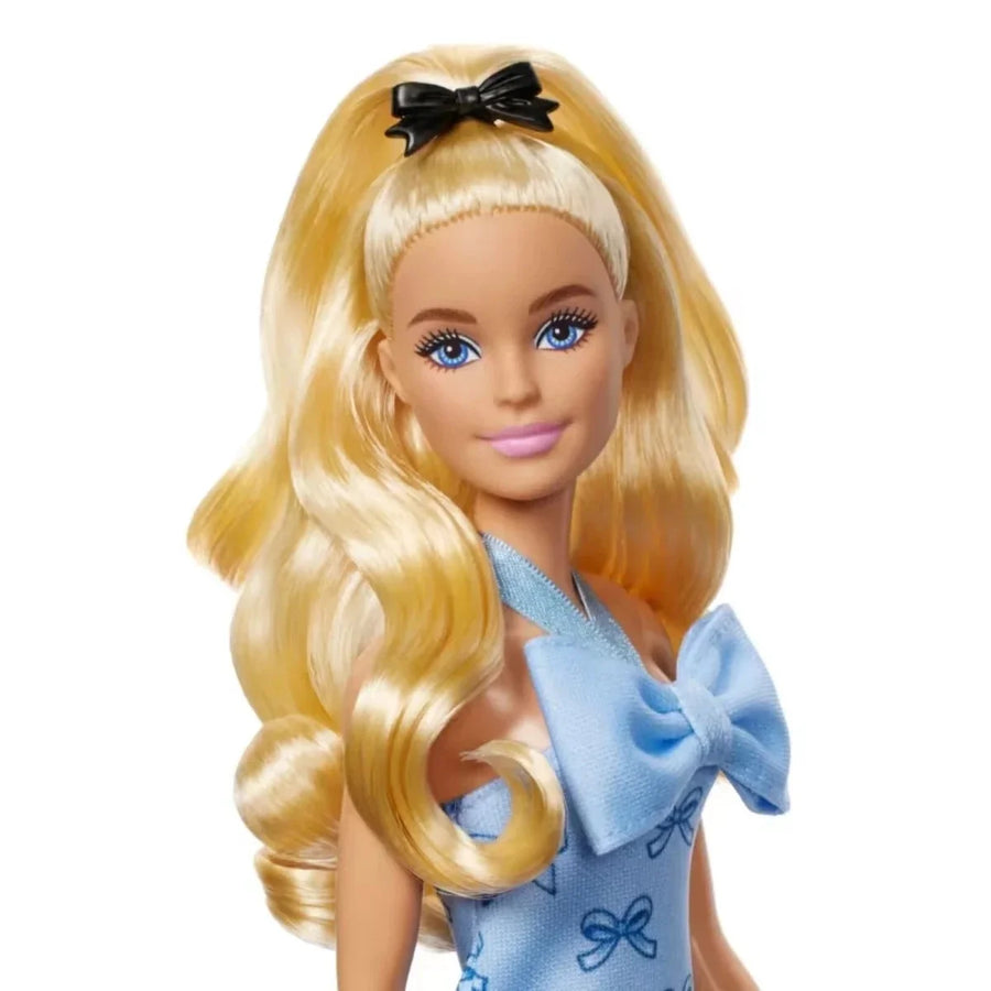 Barbie Fashionistas Doll 237 with Blue Bows Dress