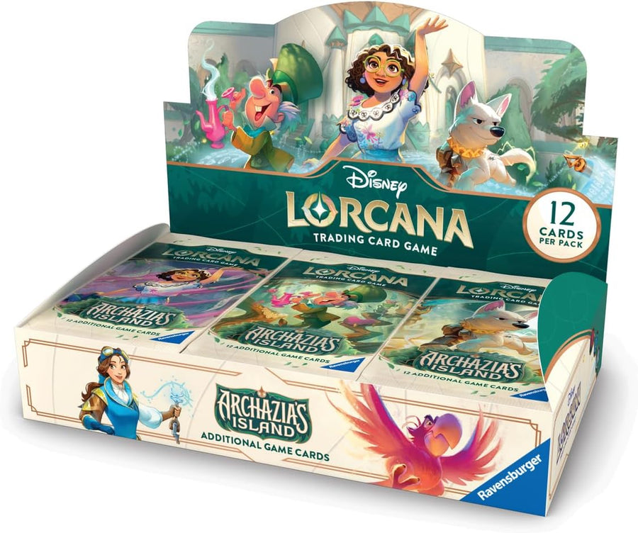 Disney Lorcana Archazia's Island - Booster Display with 24 Booster Packs
