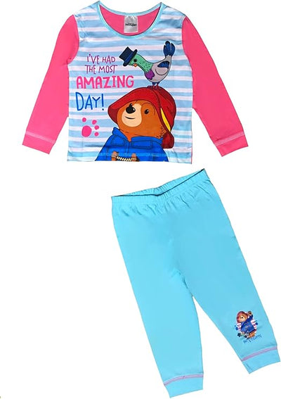 Paddington Bear Girls Pyjamas, Multicoloured, 18- 24 months