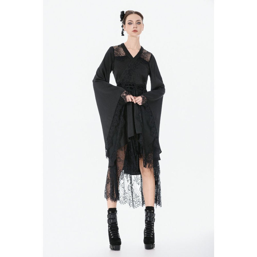 Dark in Love Selene Gothic Kimono Tail Dress