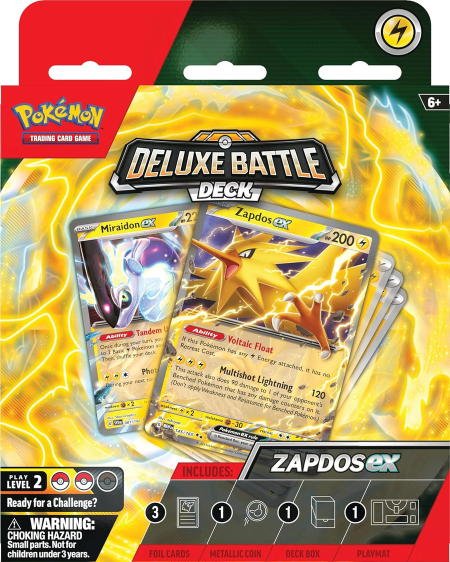 Pokemon TCG: Zapdos ex Deluxe Battle Deck