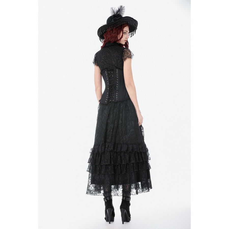 Dark in Love Talia Gothic Longline Metal Boned Corset