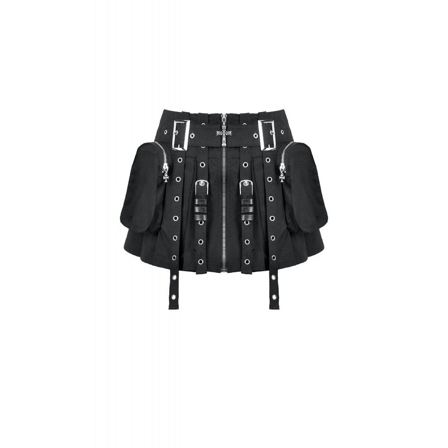 Dark in Love Metal Punk Skirt
