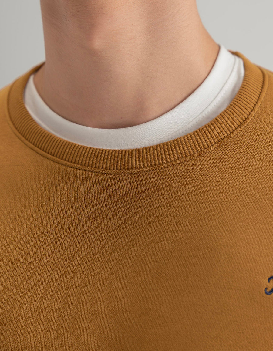 Modern Mustard Crew Neck Sweatshirt