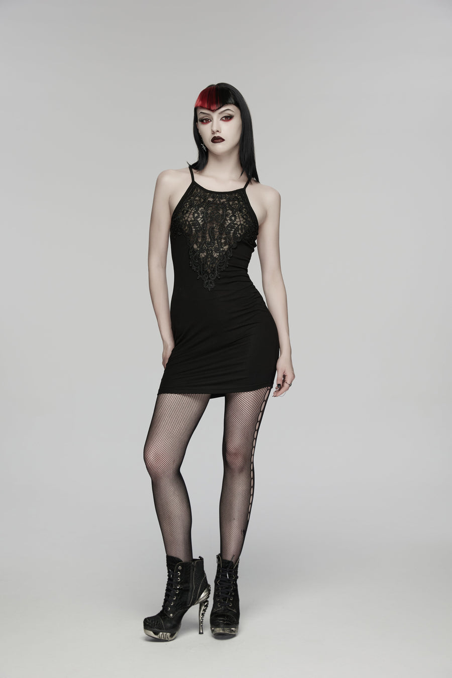 Punk Rave Juliette Goth Slip Dress