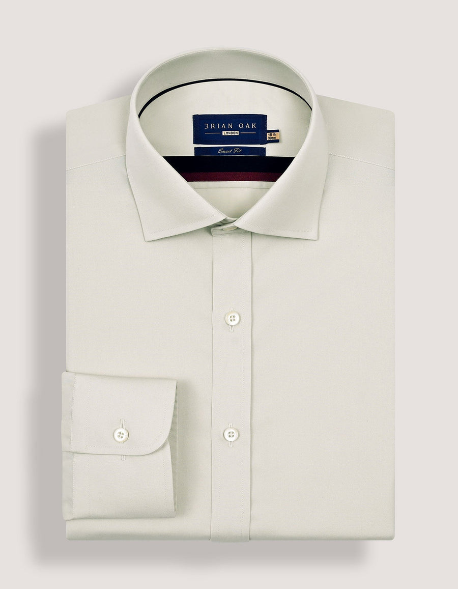 Easy Iron Beige Dress Shirt