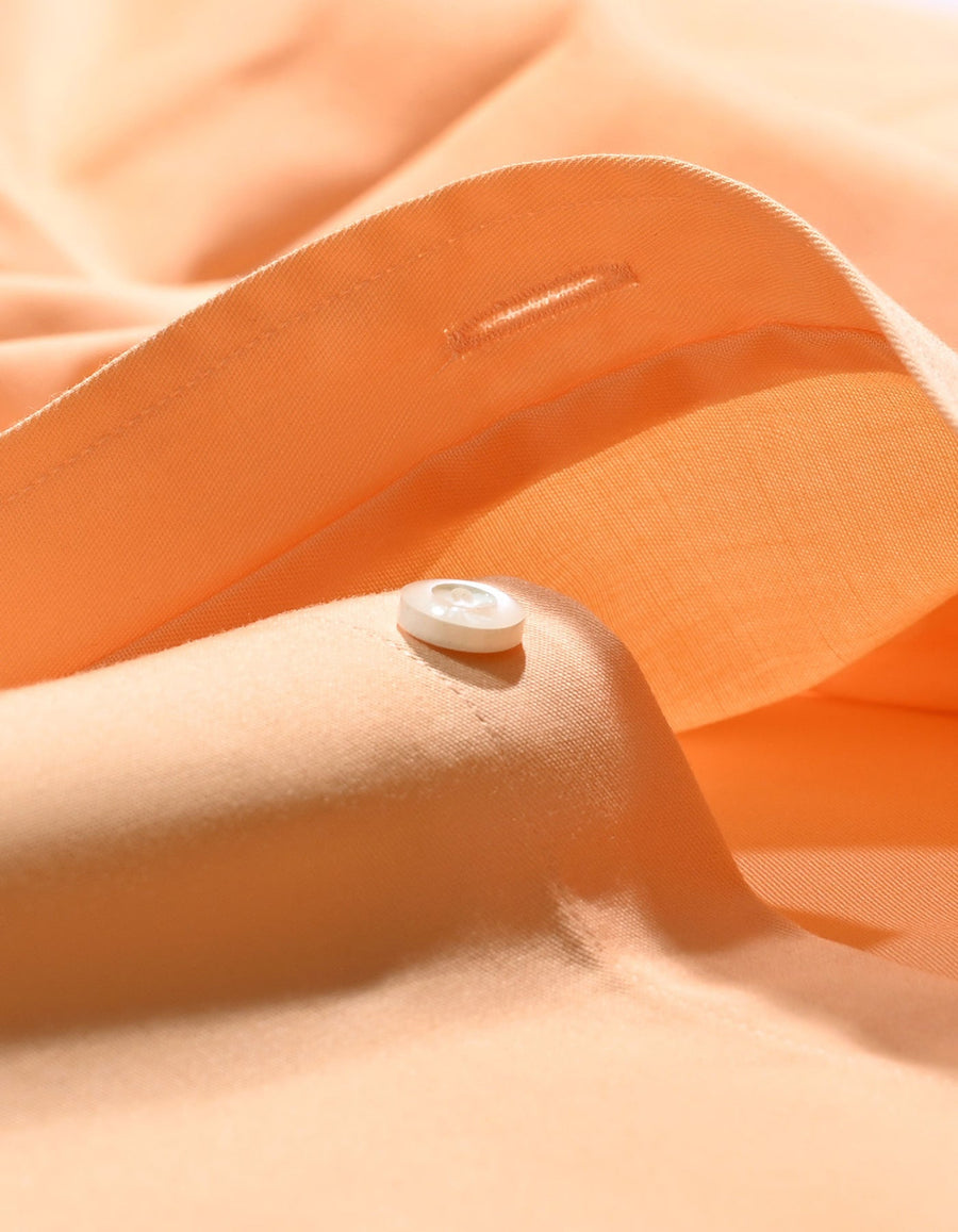 Light Orange Easy Iron Dress Shirt