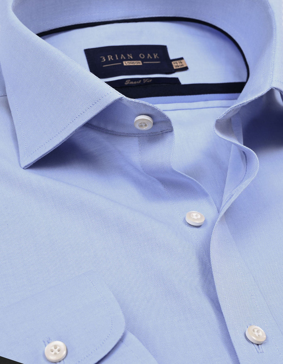 Easy Iron Sky Blue Dress Shirt