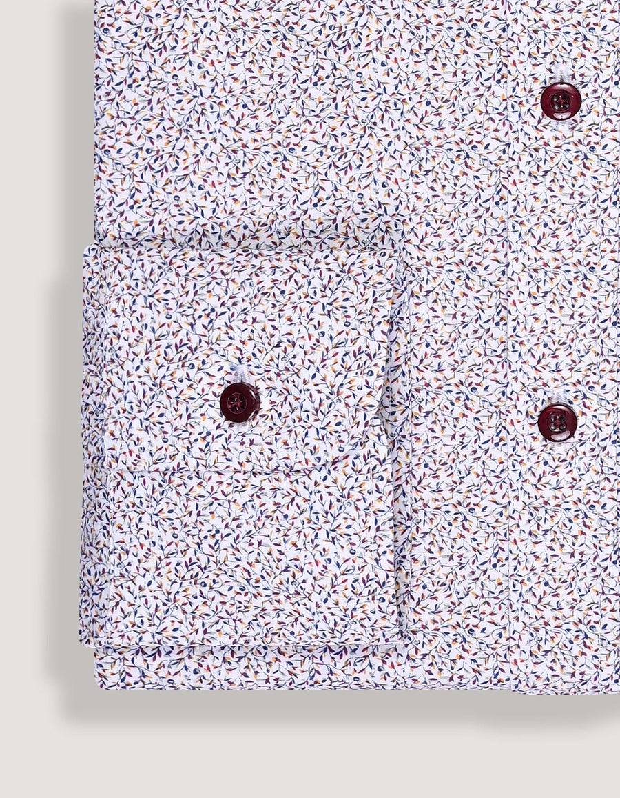 Floral Patterned Cotton Shirt