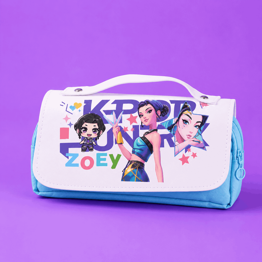 KPop Demon Hunters Pencil Case | Large Capacity School Pencil Pouch