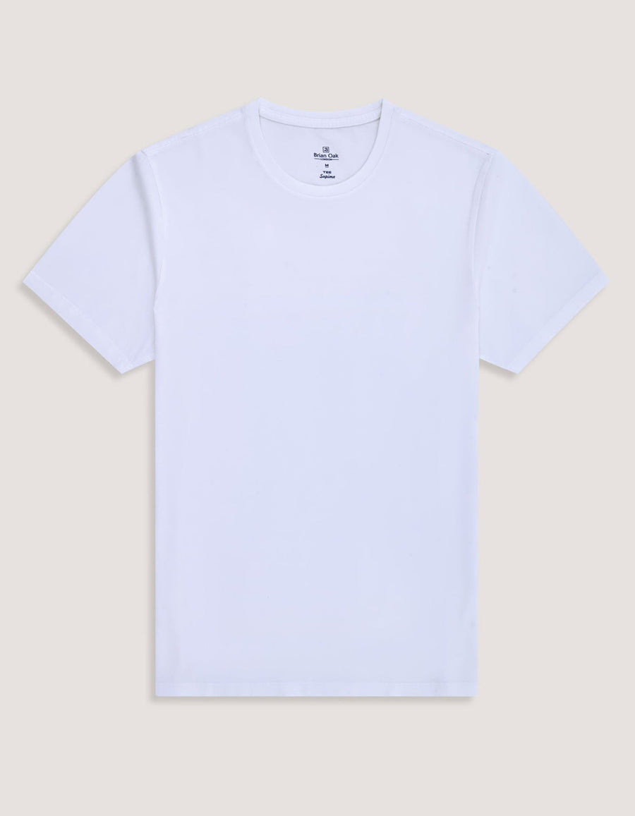 Pure Supima Cotton T-Shirt - White