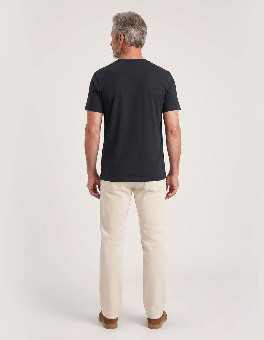 Pure Supima Cotton T-Shirt - Black