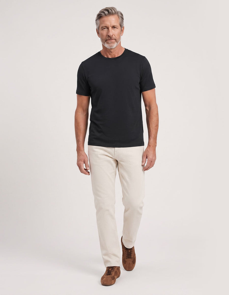 Pure Supima Cotton T-Shirt - Black
