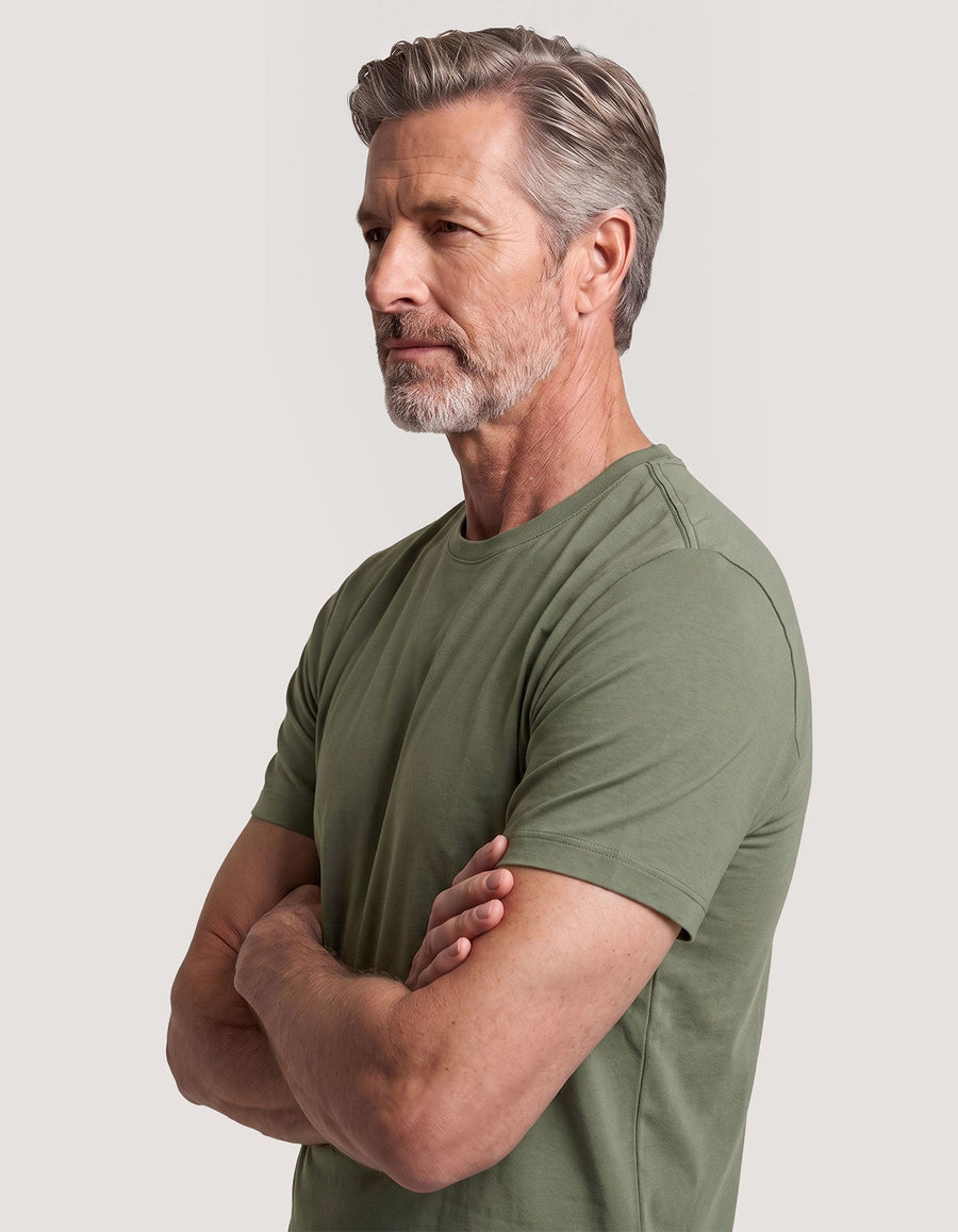 Pure Supima Cotton T-Shirt - Olive