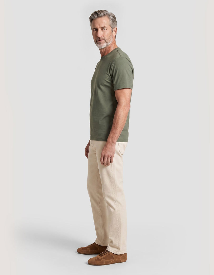 Pure Supima Cotton T-Shirt - Olive