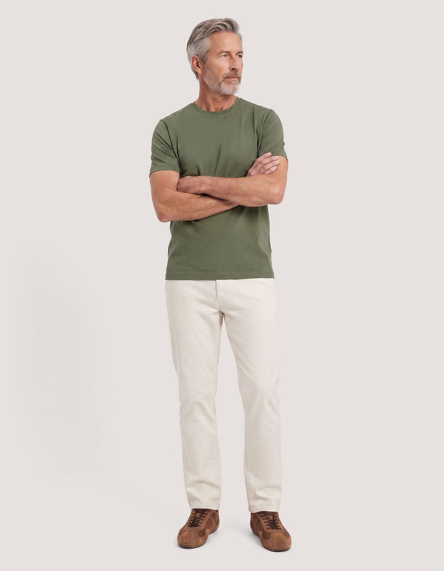 Pure Supima Cotton T-Shirt - Olive
