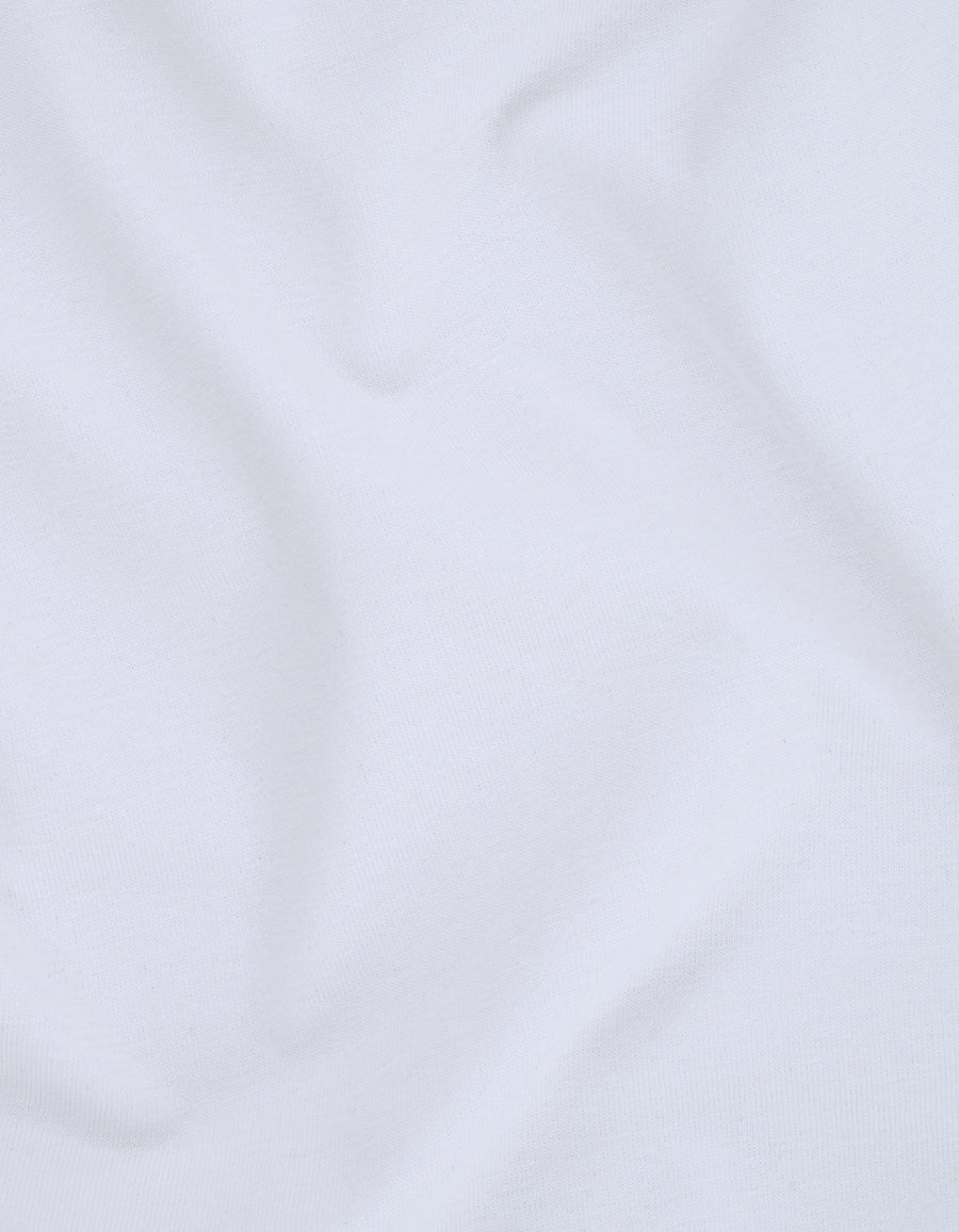 White Plain Cotton T-Shirt