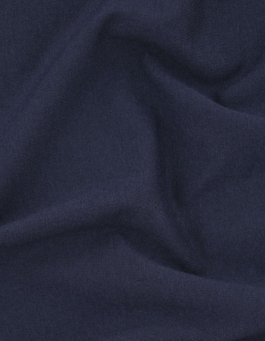 Navy Plain Cotton T-Shirt