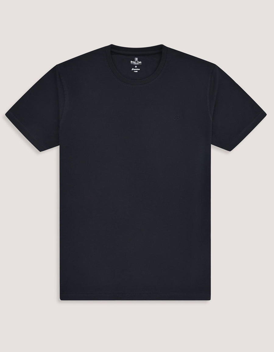 Premium Cotton T-Shirt - Black