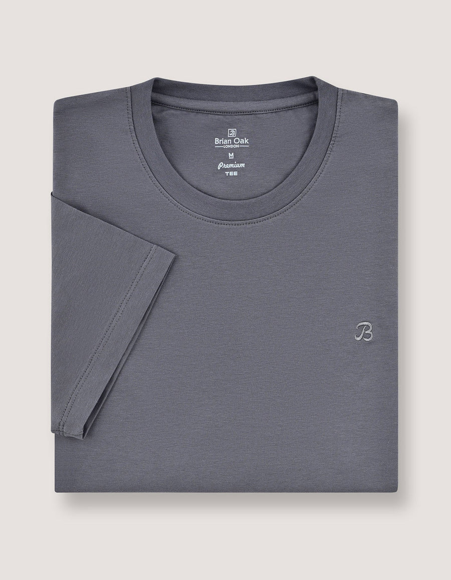 Premium Cotton Charcoal T-Shirt
