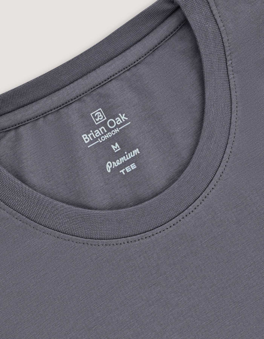 Premium Cotton Charcoal T-Shirt
