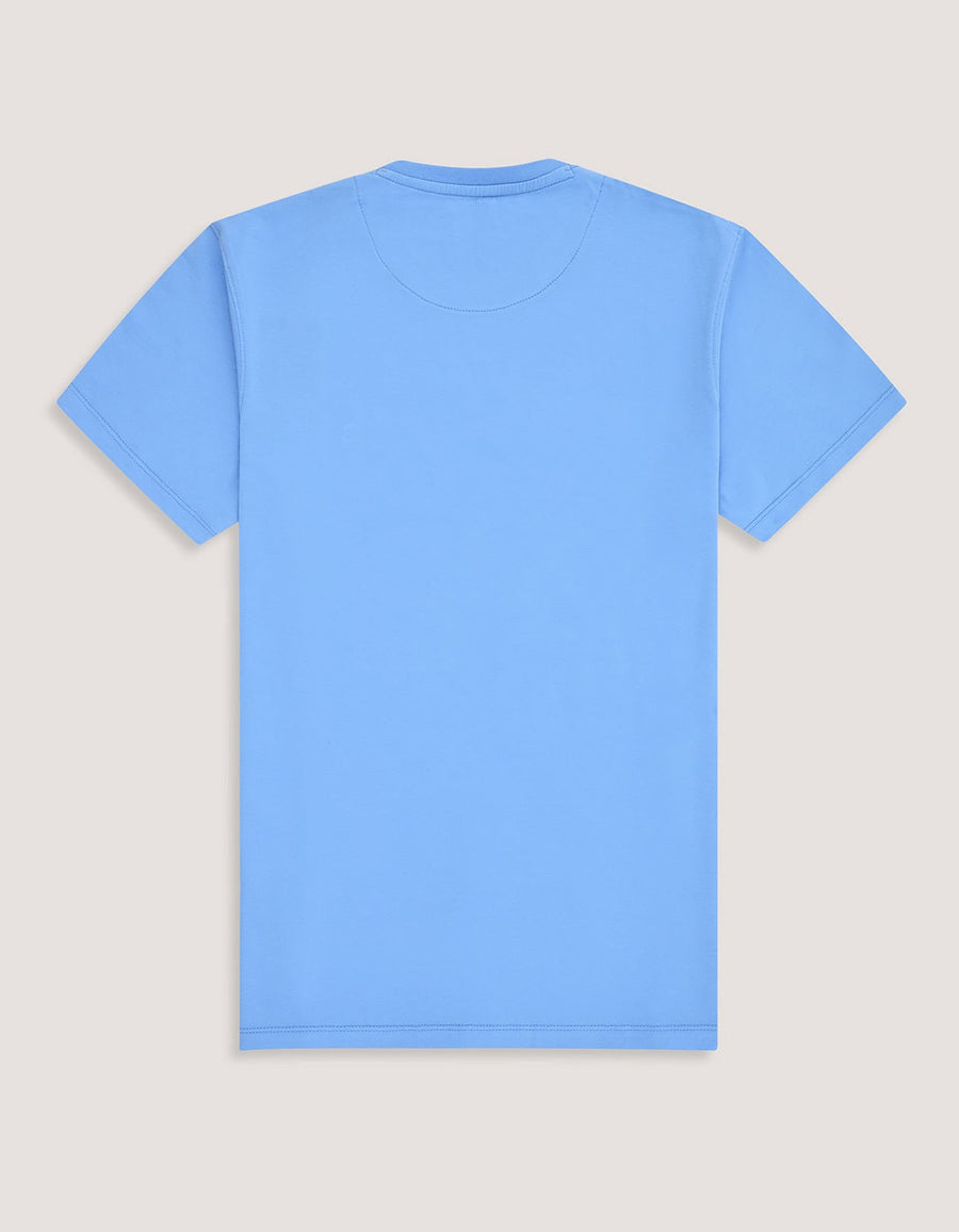 Premium Cotton T-Shirt – Sky Blue