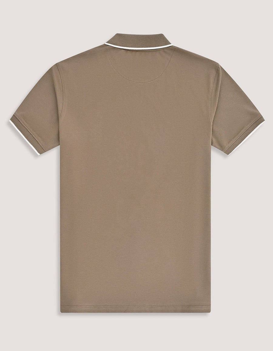 Camel Regular Fit  Polo Shirt