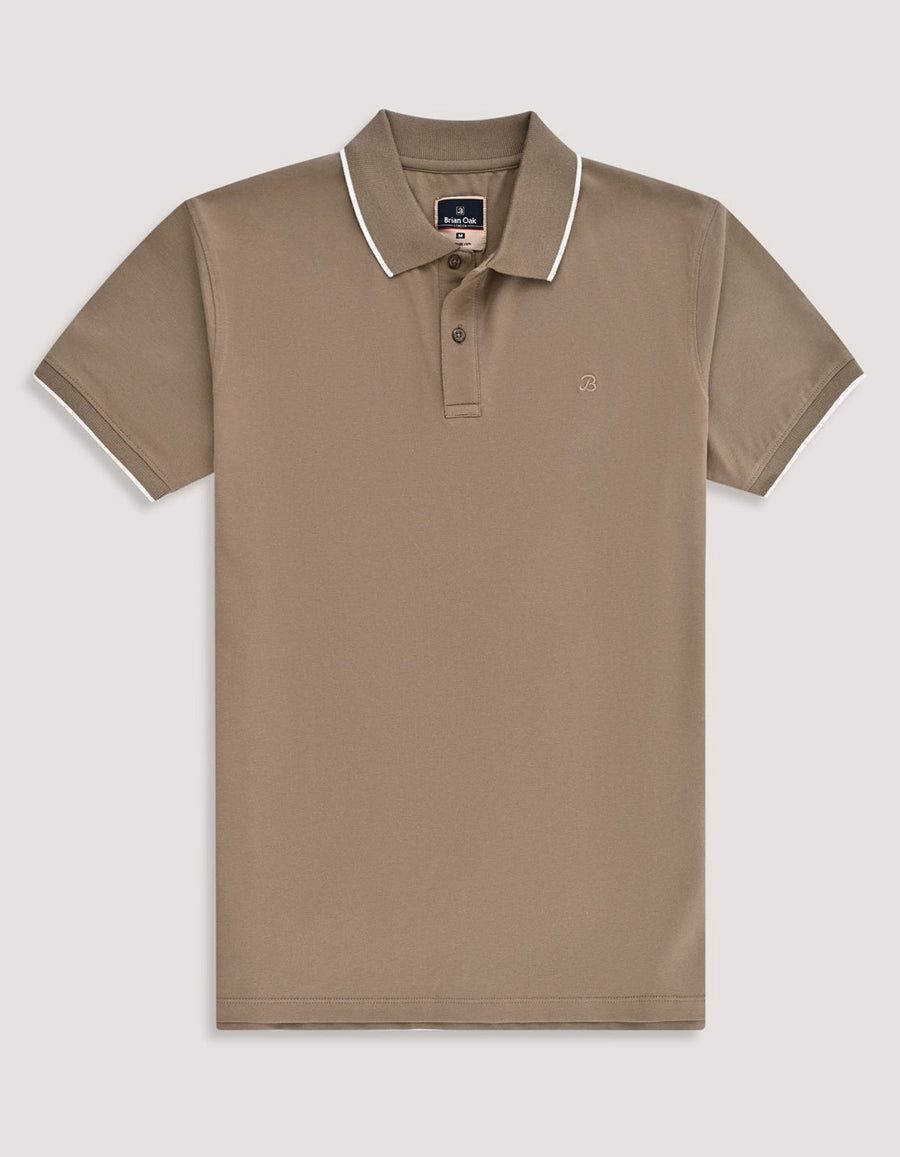 Camel Regular Fit  Polo Shirt