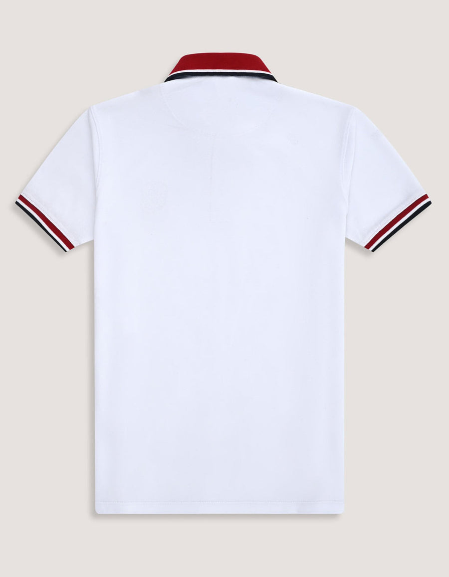 White Union Jack Polo Shirt