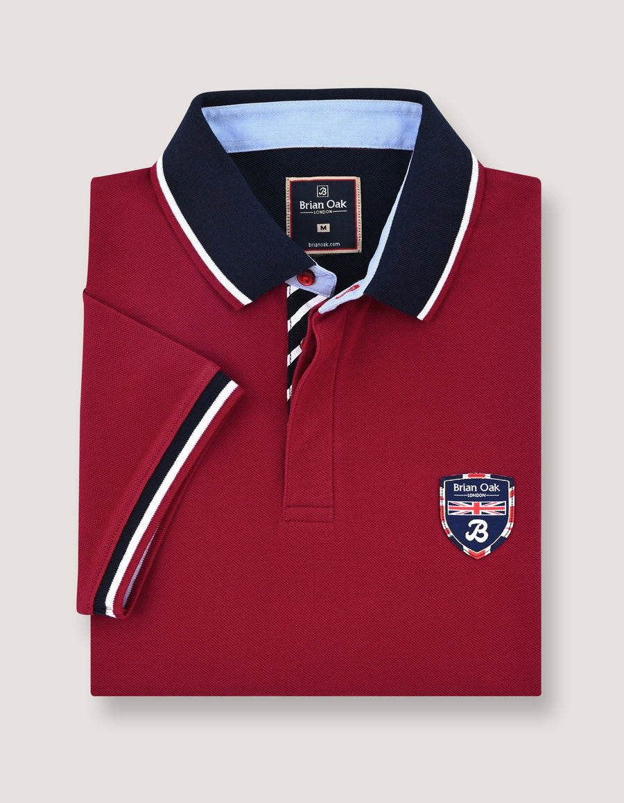 Red Union Jack Polo Shirt