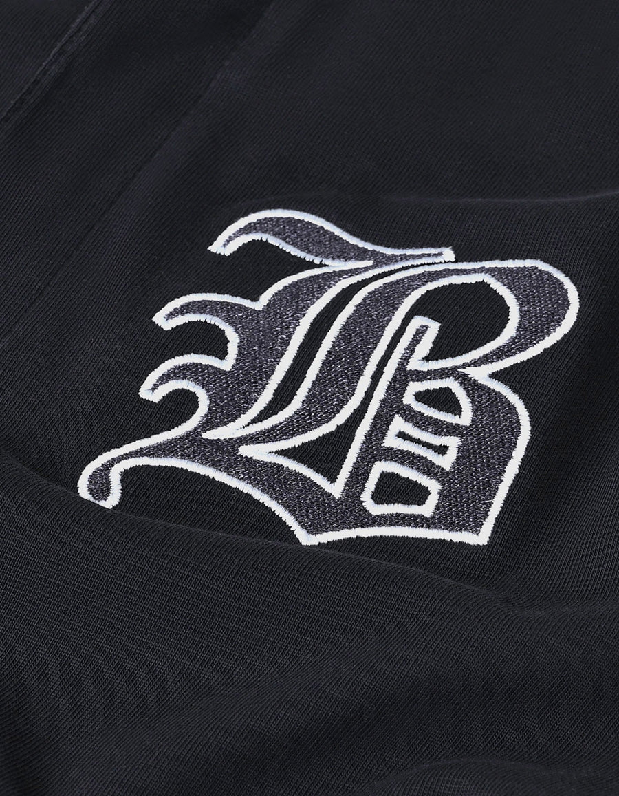 Black Classic Rugby Shirt