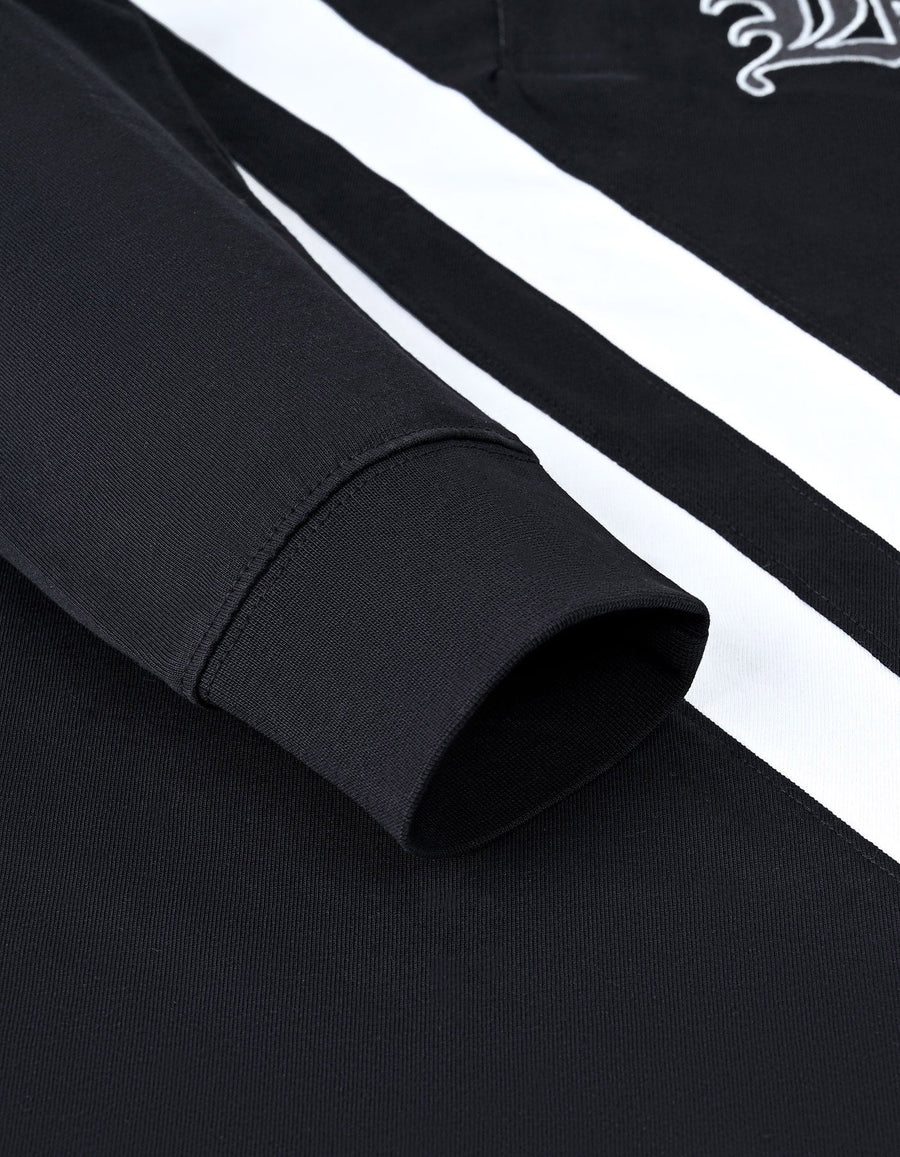 Black Classic Rugby Shirt