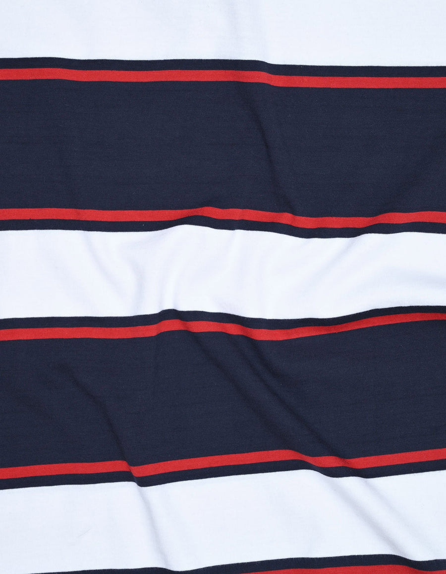 Contrast White Collar Polo Shirt