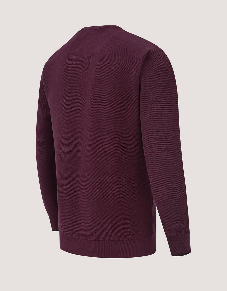 Maroon Terry Crewneck Sweatshirt