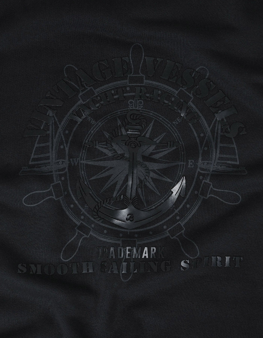 Nautical Graphic Sweatshirt - Black