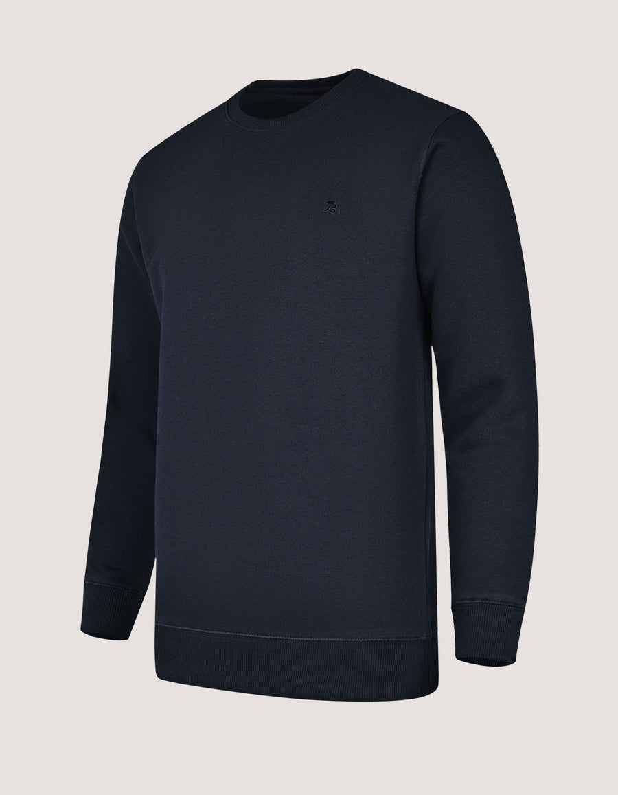 Classic Black Crewneck Sweatshirt