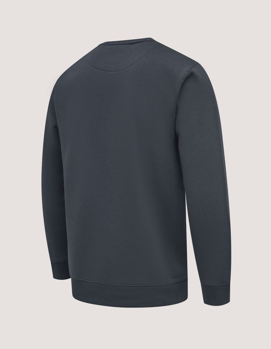 Classic Charcoal Crew Neck Sweatshirt