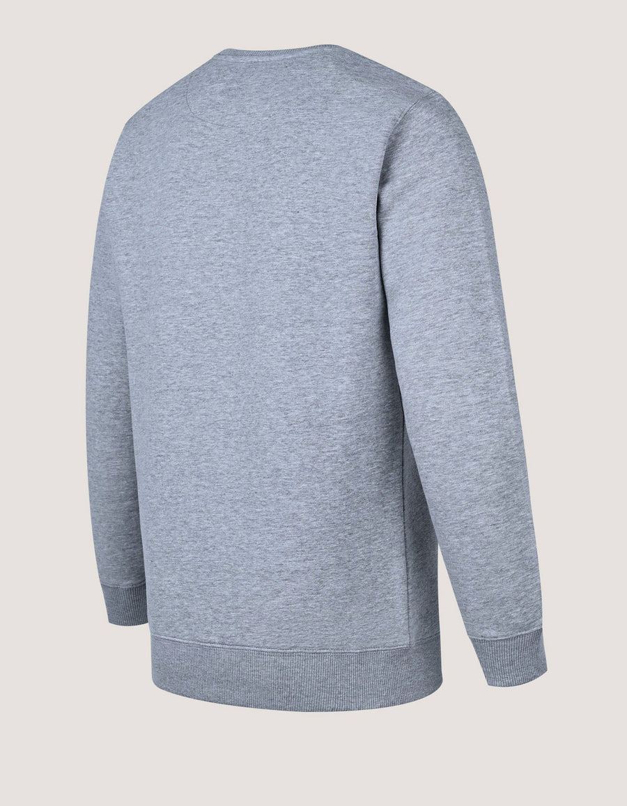 Crewneck Fleece Sweatshirt - Heather Grey