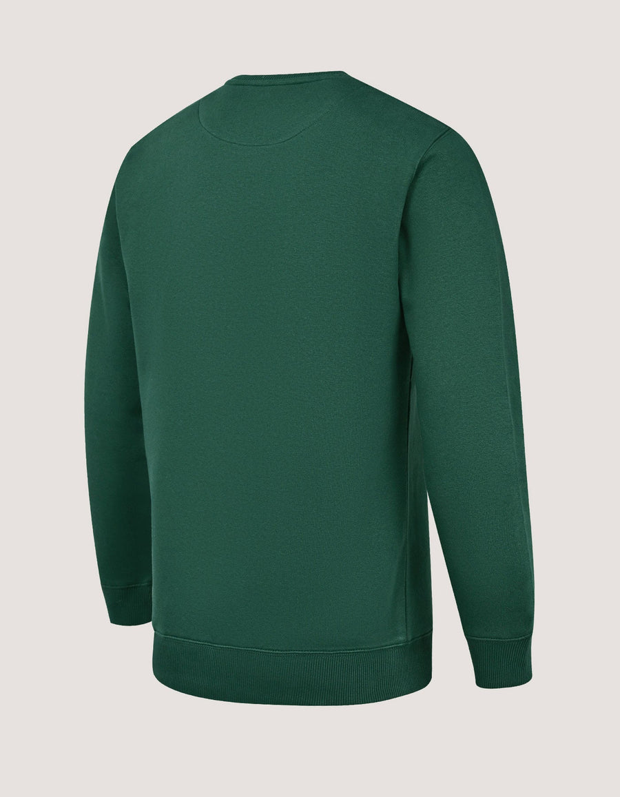 British Green Fleece Crewneck Sweatshirt