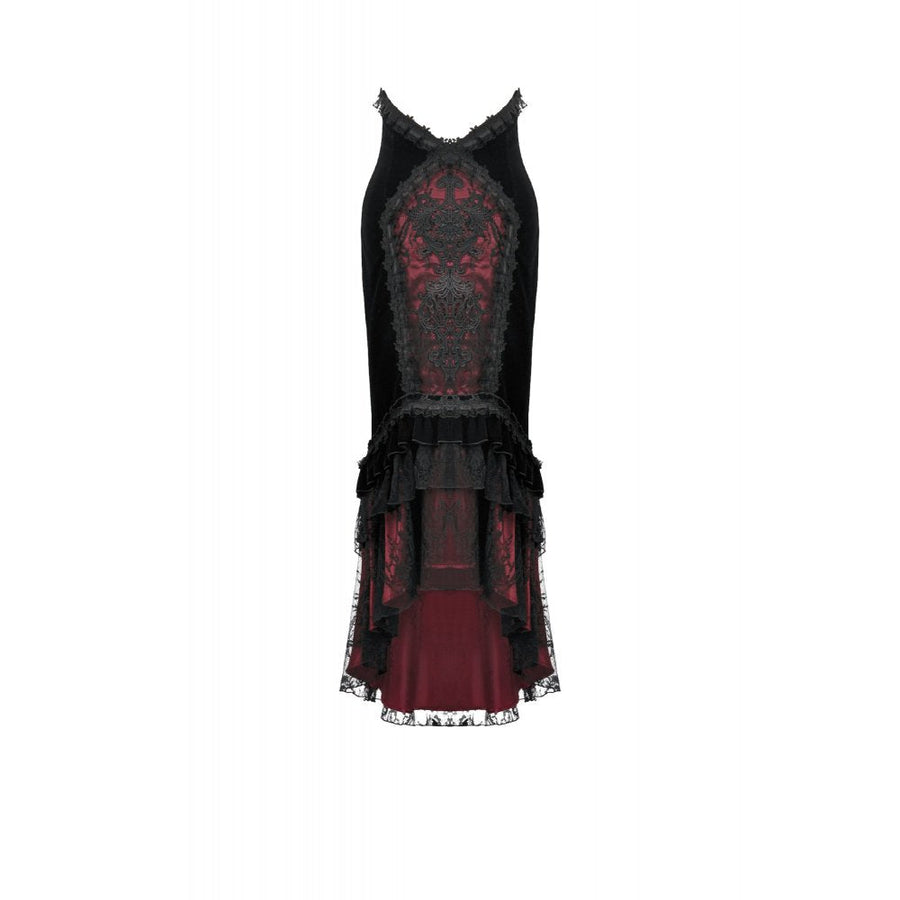 Dark in Love Gothic Elegant Velvet Mermaid Skirt