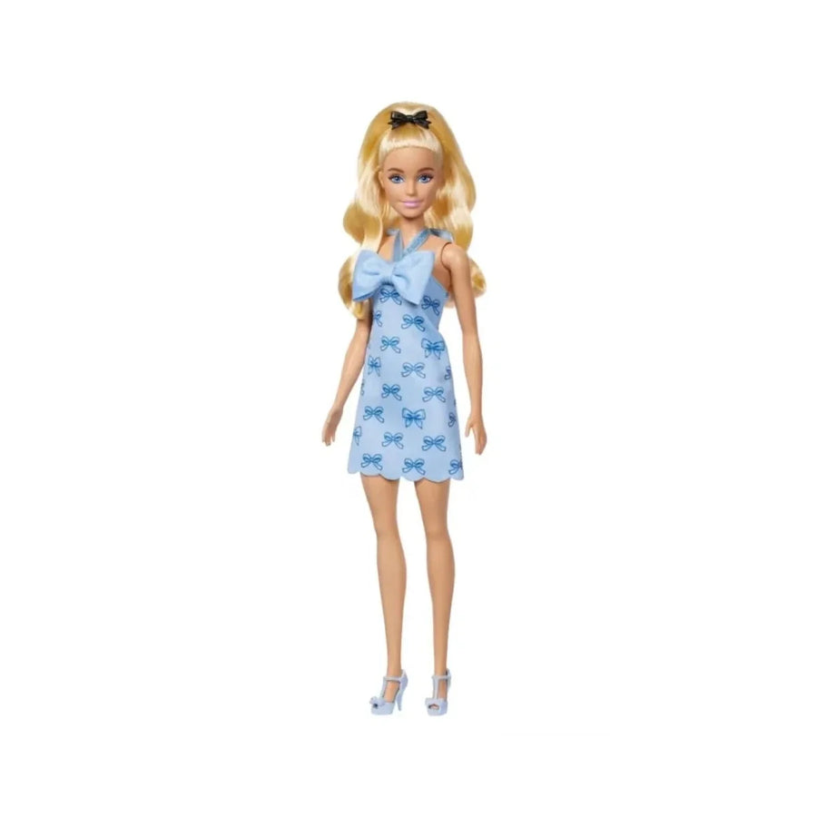Barbie Fashionistas Doll 237 with Blue Bows Dress