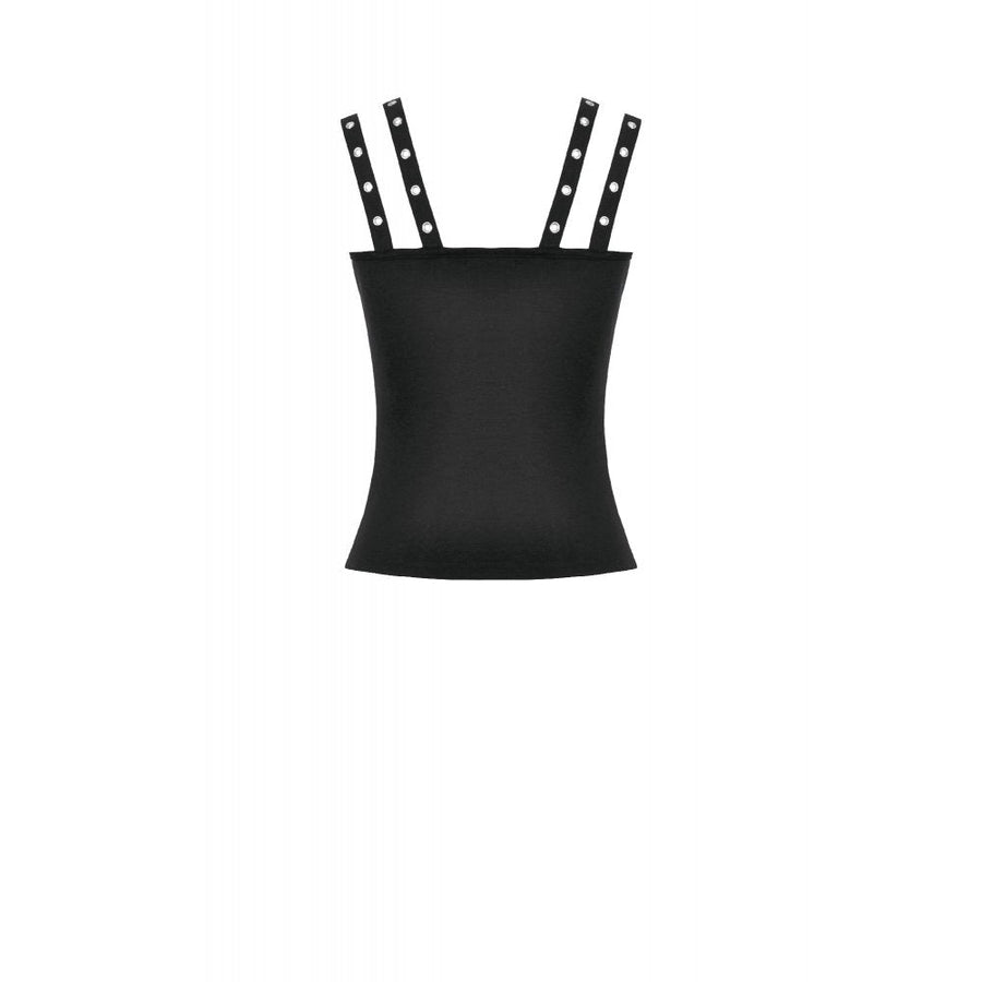 Dark in Love Punk Lace-Up Corset Style Top