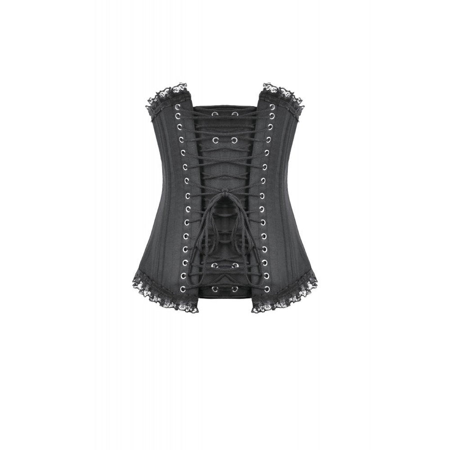Dark in Love Talia Gothic Longline Metal Boned Corset